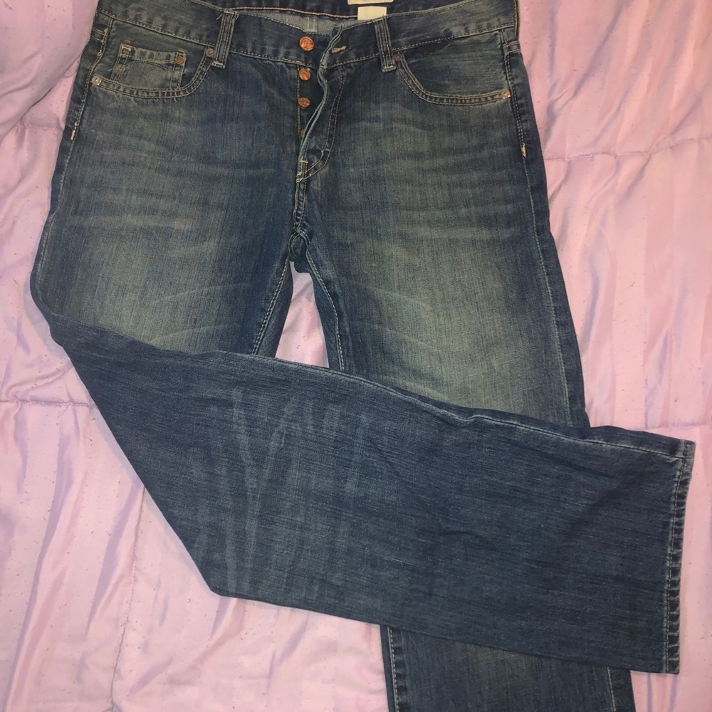 H&M Loose Waist Loose Fit Boyfriend Jeans. Size 30
